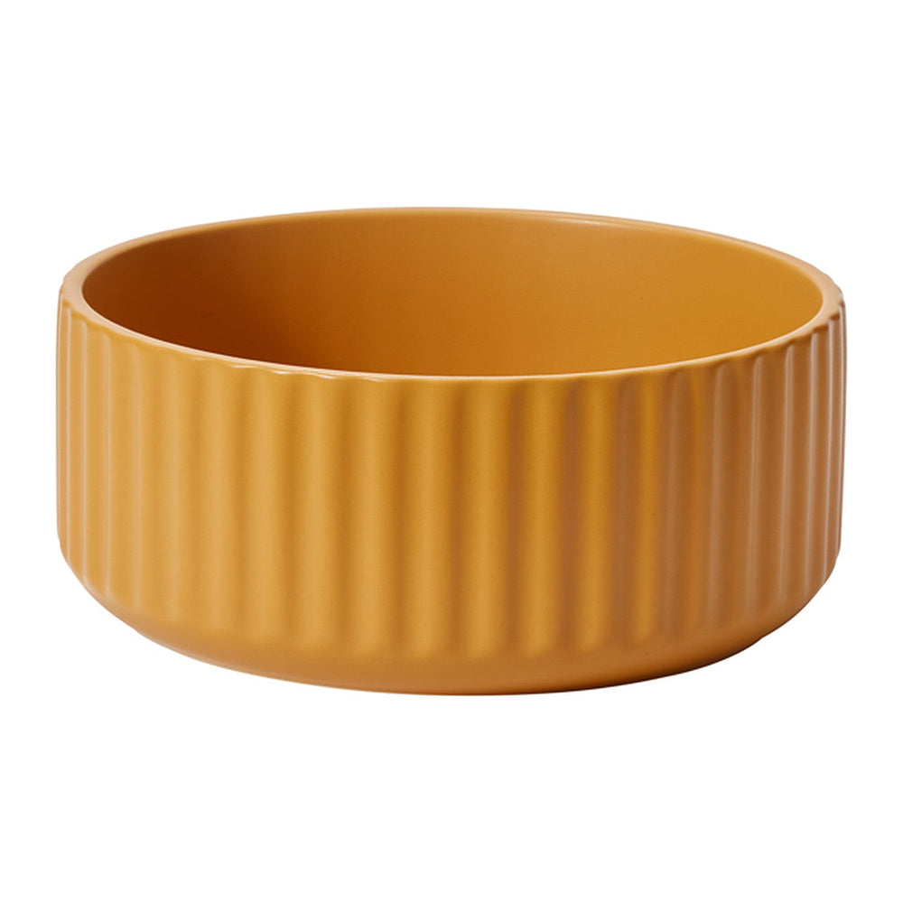 Beam Ribbed Matte Bowls By Accent Decor