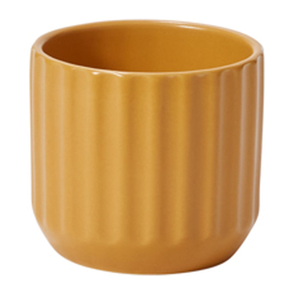 Beam Ribbed Matte Pots By Accent Decor