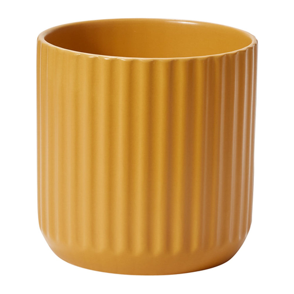 Beam Ribbed Matte Pots By Accent Decor