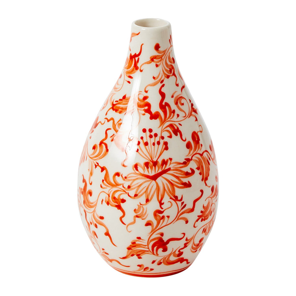 Coral Eleanor Hand-Painted Ceramic Vases By Accent Decor