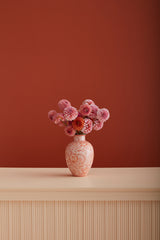 Coral Eleanor Hand-Painted Ceramic Vases By Accent Decor