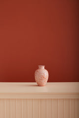 Coral Eleanor Hand-Painted Ceramic Vases By Accent Decor