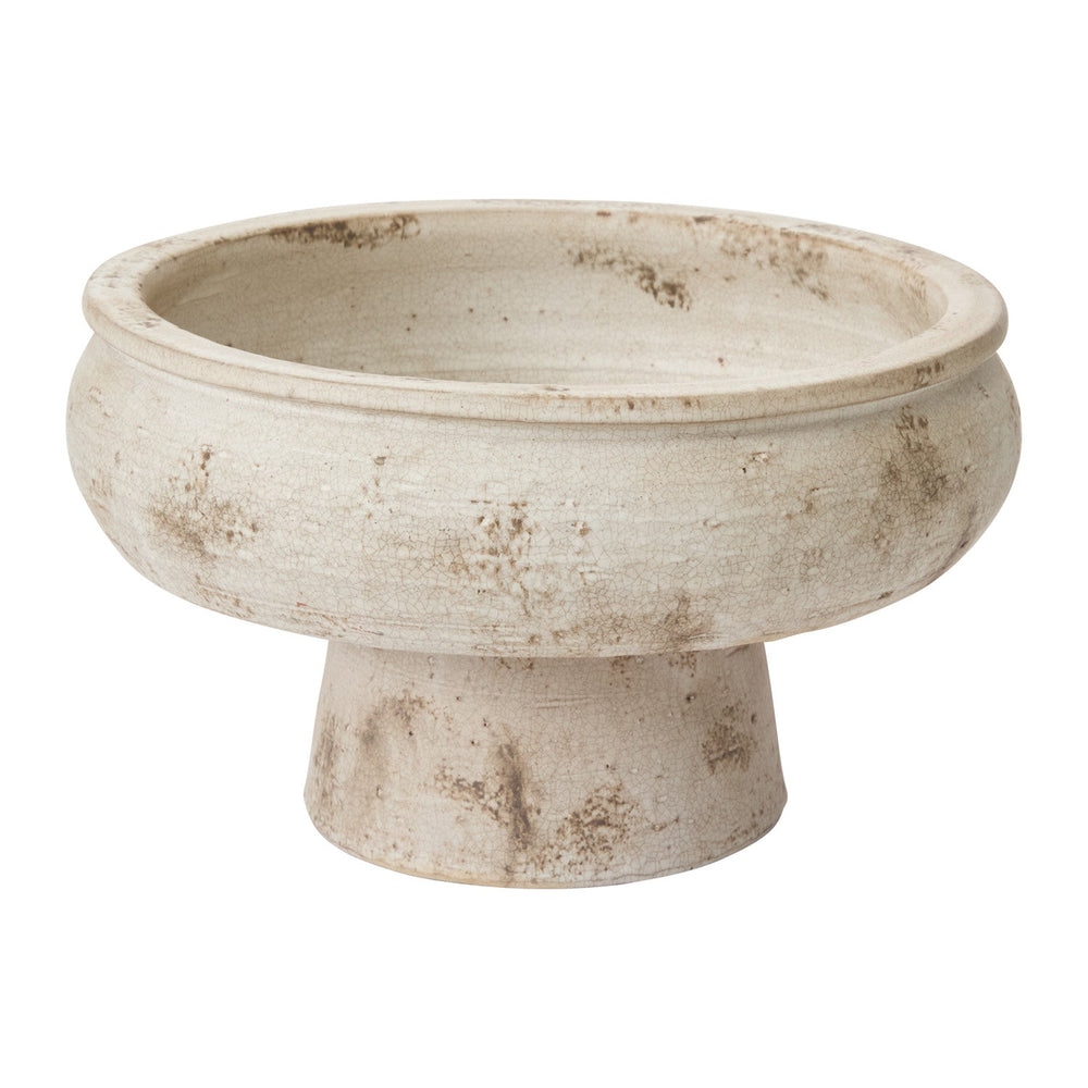 Garance Footed Ceramic Bowl By Accent Decor