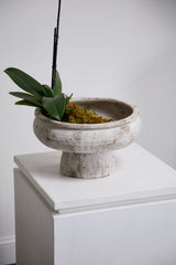 Garance Footed Ceramic Bowl By Accent Decor