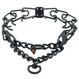 ULTRA-PLUS Black Stainless Prong Dog Training Collar