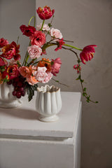 Tulipa Glossy Ceramic Decorative Vessels By Accent Decor