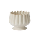 Tulipa Glossy Ceramic Decorative Vessels By Accent Decor - Compote 7.25" x 5.5"