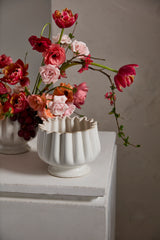 Tulipa Glossy Ceramic Decorative Vessels By Accent Decor
