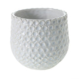 Ginny Textured Ceramic Pots By Accent Decor - 4.75" x 4.5"