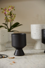 De Vil Speckled Ceramic Pots By Accent Decor