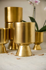 Gold De Vil Ceramic Pots By Accent Decor