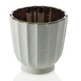 Melrose Ceramic Decorative Vessels By Accent Decor - Pot 5.25" x 5.25"