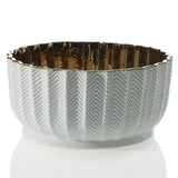 Melrose Ceramic Decorative Vessels By Accent Decor - Bowl 11.75" x 5.5"
