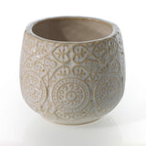 Francis Ceramic Pots By Accent Decor - 3.5" x 3"