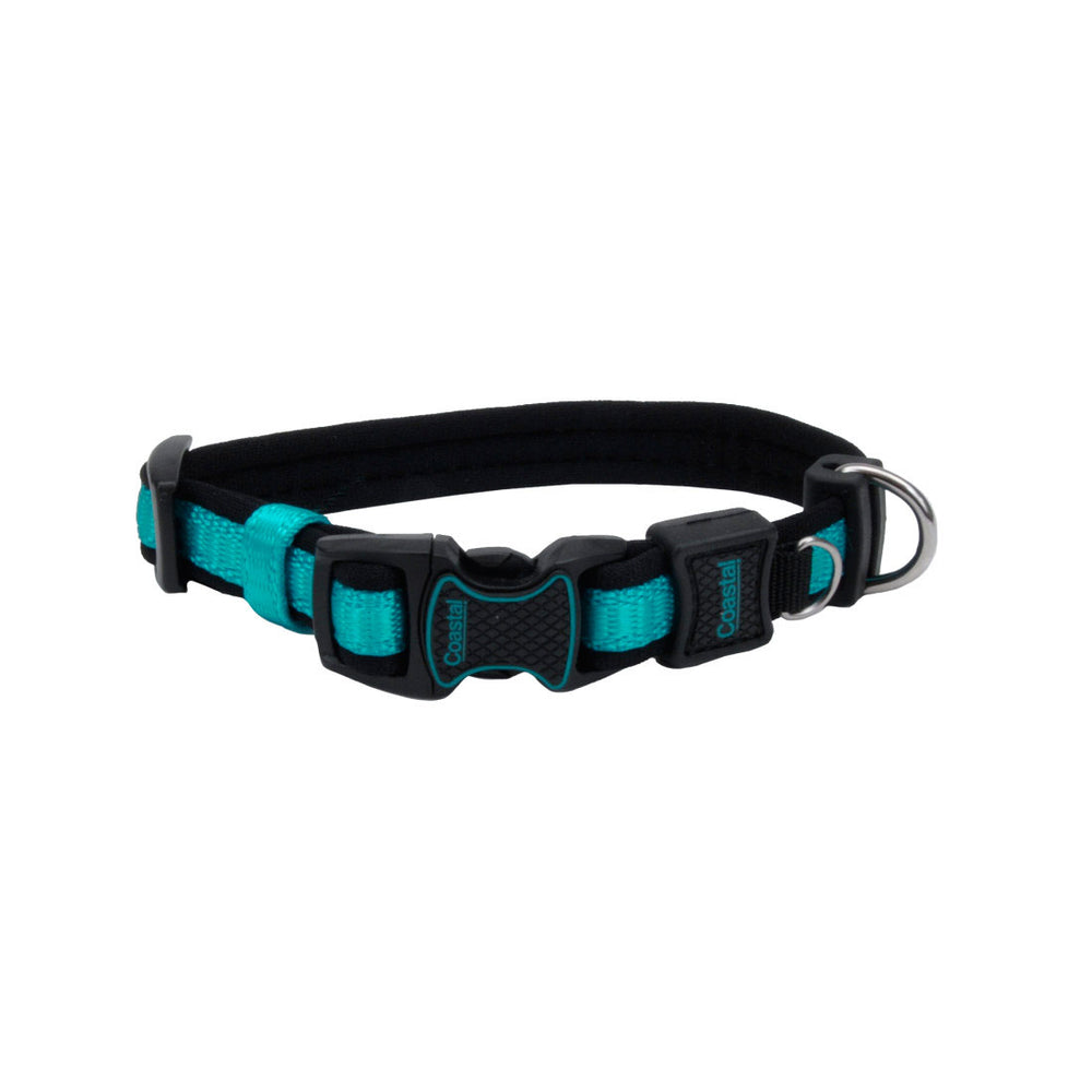 Inspire Adjustable Dog Collar - Extra Small - 5/8" x 8"-12" / Aqua