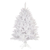 Vickerman Sparkle White Spruce Artificial Christmas Tree, 3.5', Unlit