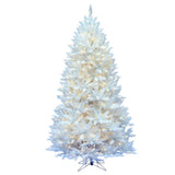 Vickerman Sparkle White Spruce Artificial Christmas Tree, 5.5', Warm White Mini Light