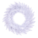Vickerman Artificial Sparkle White Spruce Wreath, 24", Unlit