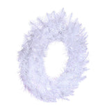 Vickerman Artificial Sparkle White Spruce Wreath