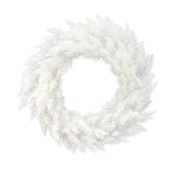 Vickerman Artificial Sparkle White Spruce Wreath, 60", Unlit