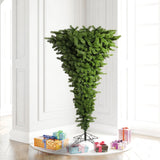 Vickerman Green Unique American Upside Down Artificial Tree