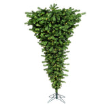 Vickerman Green Unique American Upside Down Artificial Tree, 5.5', Warm White Mini Light