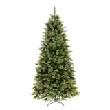 Vickerman Cashmere Pine Slim Artificial Christmas Tree, 6.5', Unlit