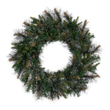 Vickerman Artificial Cashmere Pine Wreath, 24", Unlit