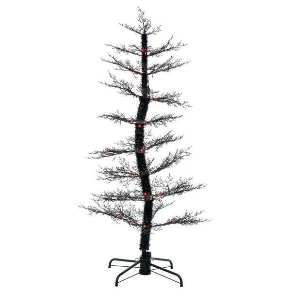 Vickerman Vickerman Black Cedar Artificial Halloween Tree (Multiple Sizes Available)