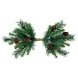 Vickerman Artificial Cheyenne Pine Swag with Pinecones, 24"