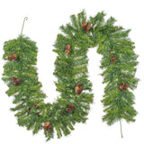 Vickerman Artificial Cheyenne Pine Garland, 9' x 14", Unlit