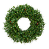 Vickerman Artificial Cheyenne Pine Wreath, 24", Unlit