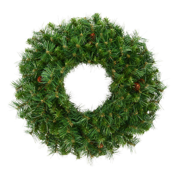 Vickerman Vickerman Artificial Cheyenne Pine Wreath (Multiple Sizes Available)