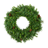 Vickerman Artificial Cheyenne Pine Wreath, 30", Unlit
