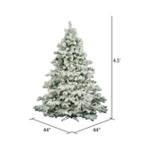 Vickerman Flocked Alaskan Artificial Christmas Tree