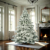 Vickerman Flocked Alaskan Artificial Christmas Tree