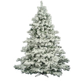Vickerman Flocked Alaskan Artificial Christmas Tree, 4.5', Unlit