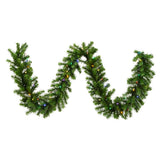 Vickerman Douglas Fir Artificial Garland, 9' x 12", Multi-Colored Mini Light