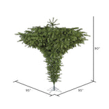 Vickerman Green Unique Artificial Upside Down Tree