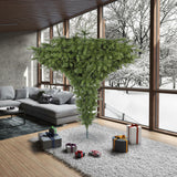 Vickerman Green Unique Artificial Upside Down Tree