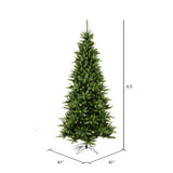 Vickerman Camdon Fir Slim Artificial Christmas Tree