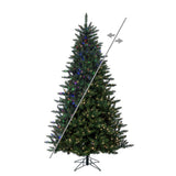 Vickerman Camdon Fir Artificial Christmas Tree, 4.5' x 37", Color Changing 5mm LED