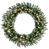 Vickerman Artificial Camdon Fir Wreath, 42", Warm White Mini Light