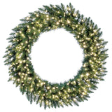 Vickerman Artificial Camdon Fir Wreath, 48", Warm White Mini Light