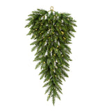 Vickerman Artificial Camdon Fir Teardrop, 48", Warm White Mini Light