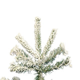 Vickerman Flocked Sierra Fir Slim Artificial Christmas Tree