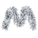Vickerman Flocked Utica Fir Artificial Garland, 9' x 14", Unlit