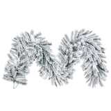 Vickerman Flocked Utica Fir Artificial Garland, 9' x 18", Unlit