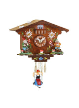 Hermle Annaliesse Black Forest Swinging Girl Quartz Cuckoo Clock, 56000