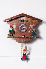 Hermle Annaliesse Black Forest Swinging Girl Quartz Cuckoo Clock, 56000